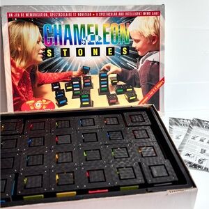 Chameleon Stones Memory Game 2003 Vintage Board Game